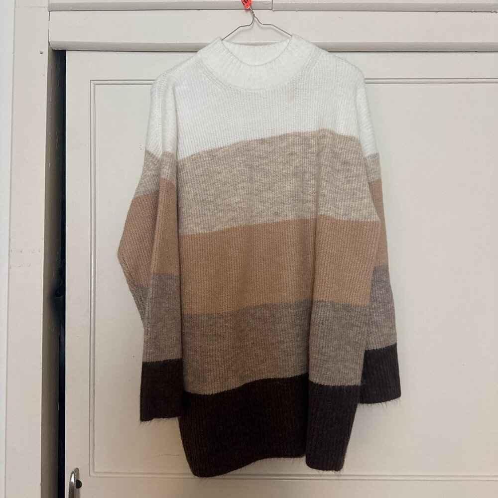 NET Colorblock Knit Sweater – Size Small